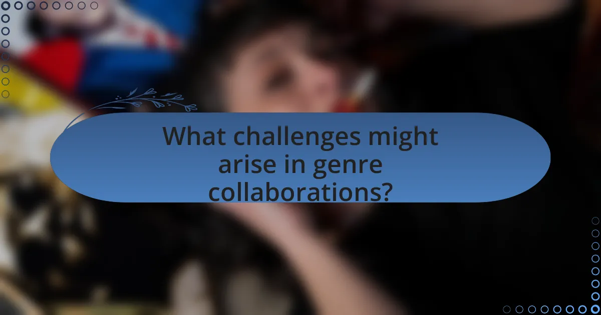 What challenges might arise in genre collaborations?